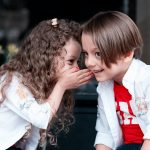 girl talking to a boy